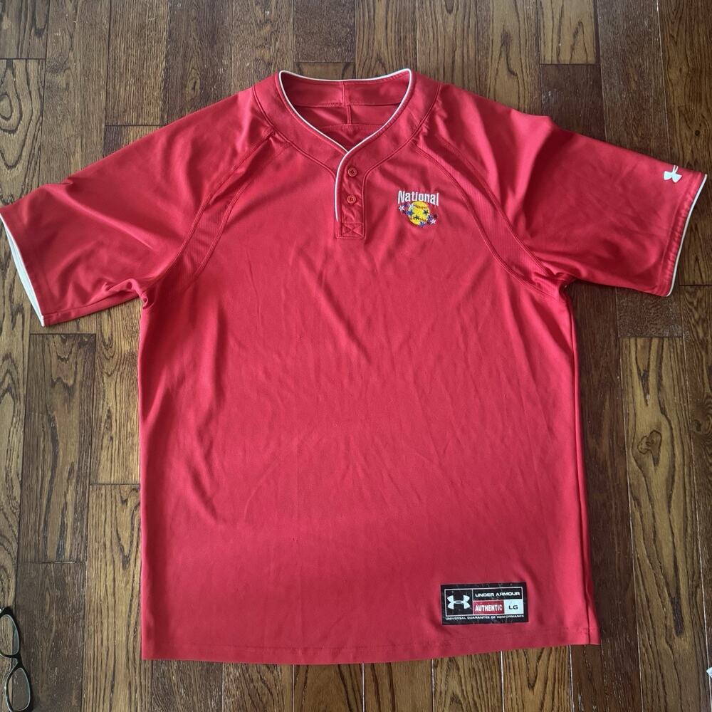 Under Armour National Baseball Men's Size Large Sports Athleisure
